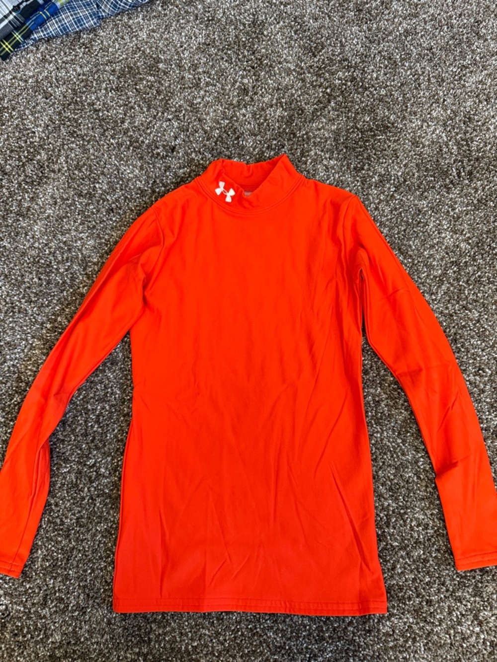 Under Armour Bright Orange Long-Sleeve Performance Top